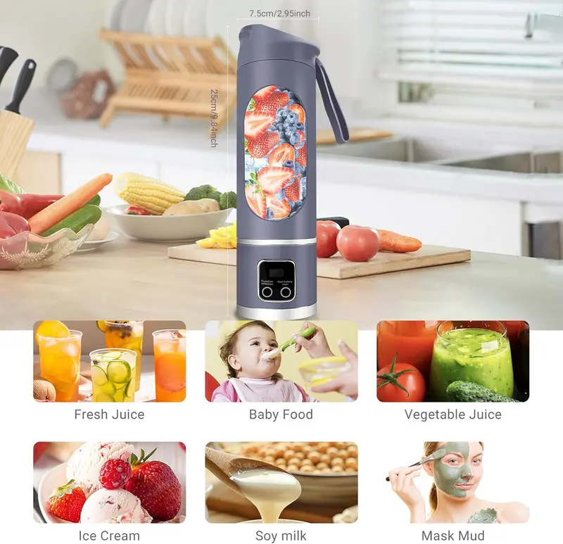 💥Early Holiday Promotions 🍹Portable Travel Blender - 500ML
