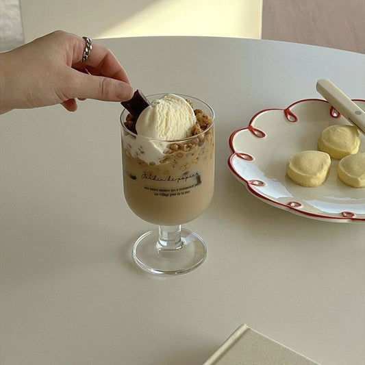 Low glass cup